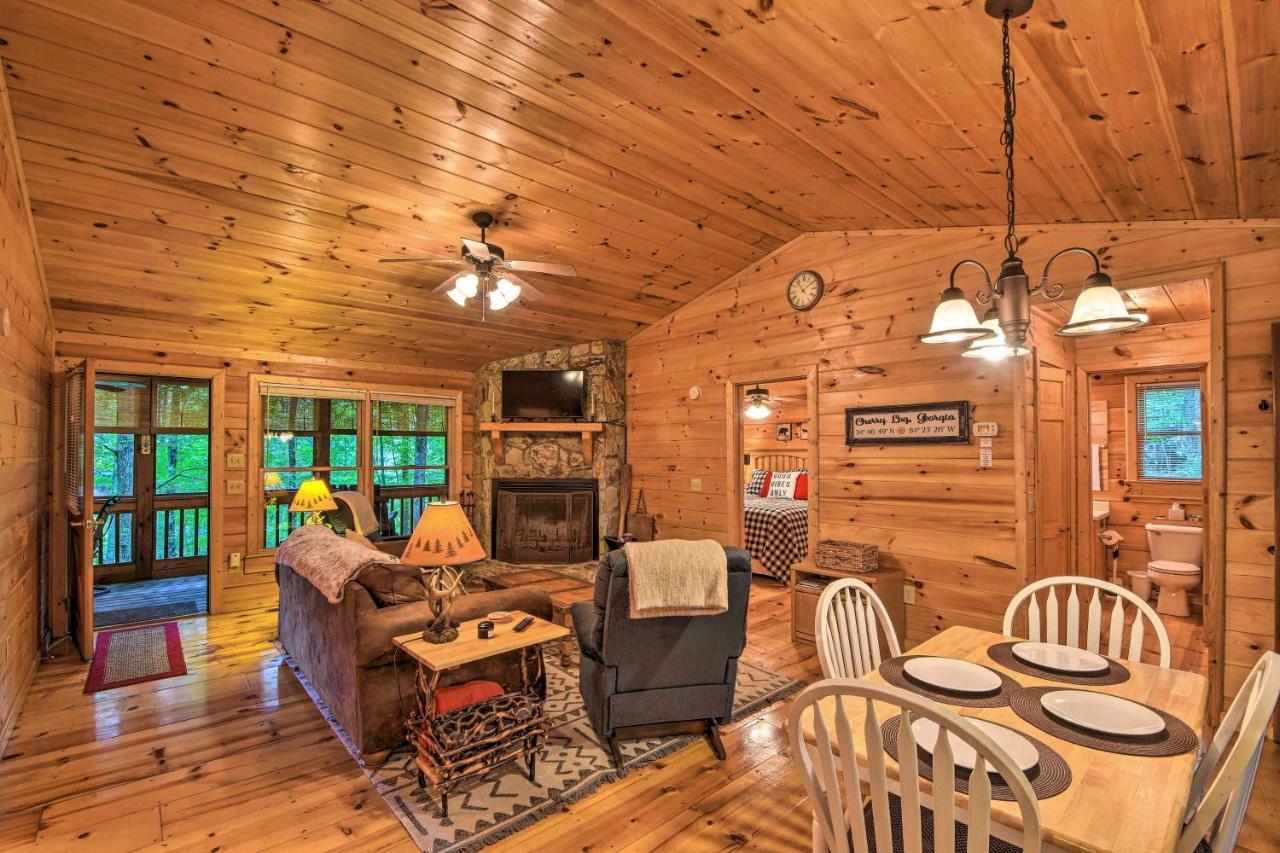 Pinot And Pine Chic Log Cabin About 5 Mi To Blue Ridge Exterior foto